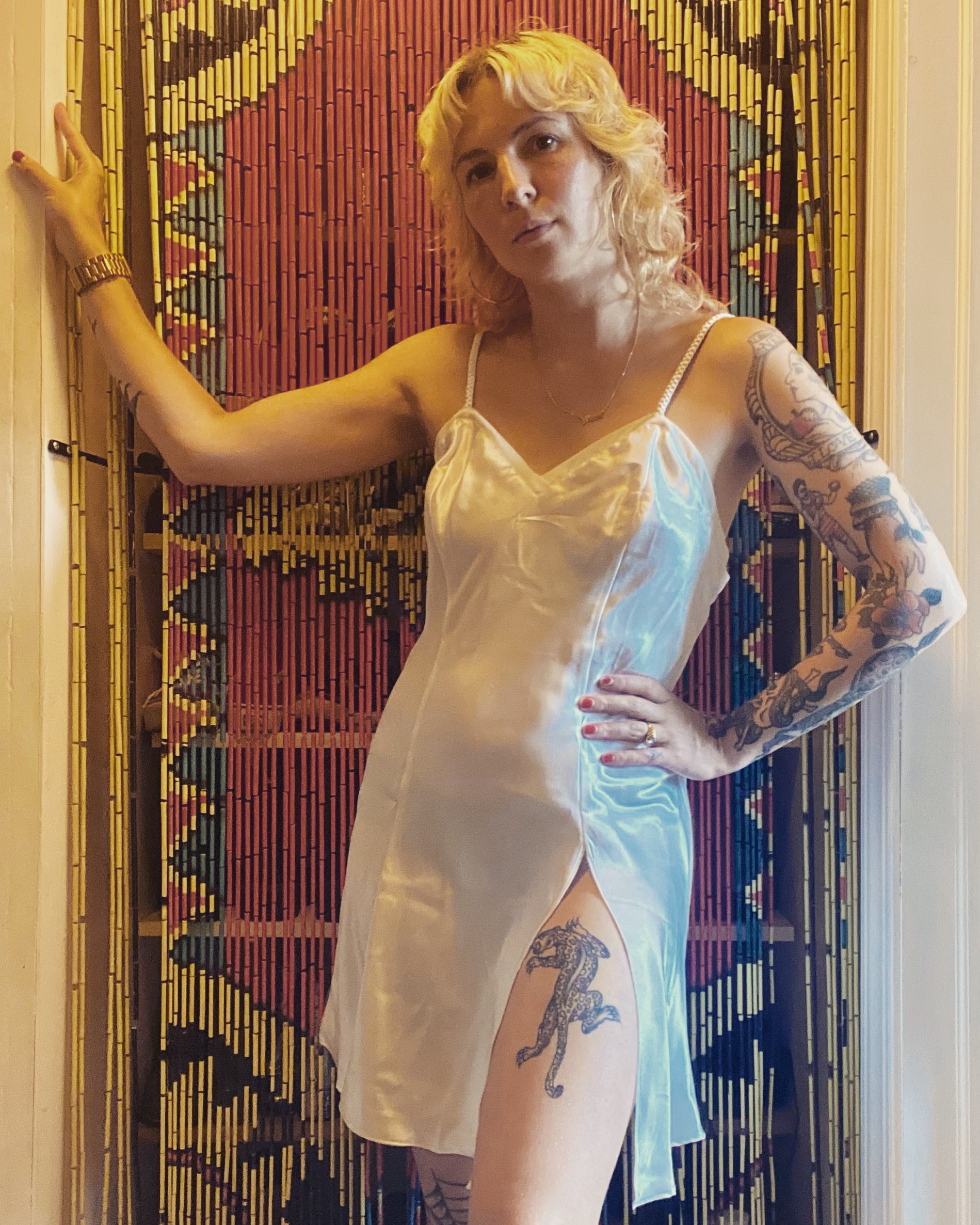 vintage victoria secret slip dress Vintage Victorias Secret Pure Silk Slip Dress Creme Call Me The Breeze Vintage Victorias Secret slip dress