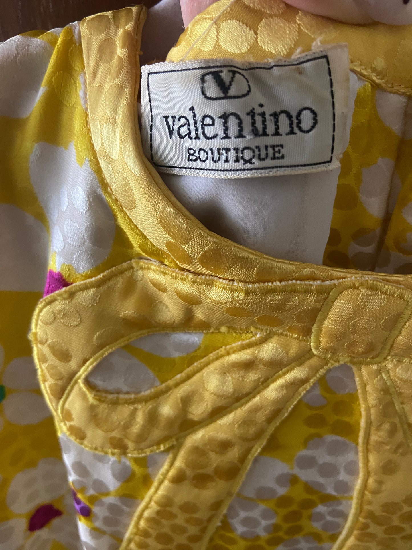 Vintage Silk Valentino Dress