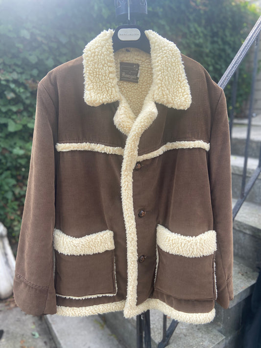 Vintage Corduroy Sheerling Men’s Coat