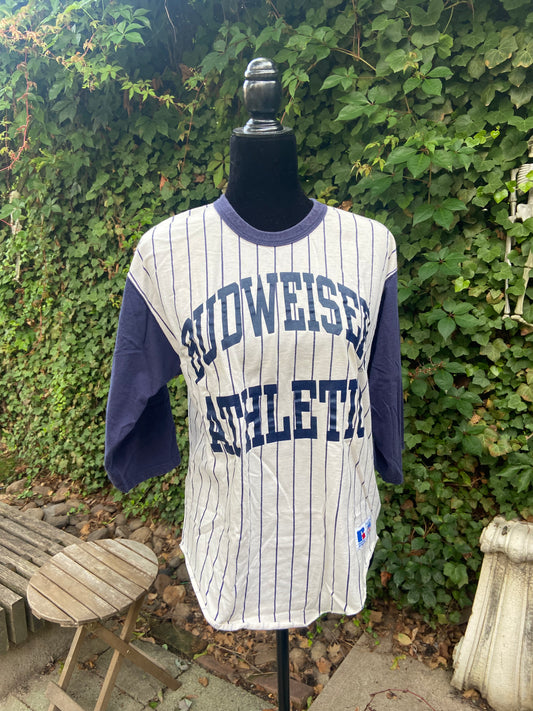 Budweiser Athletics Baseball Tee